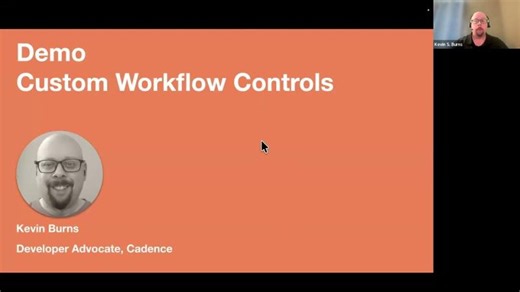 Demo: Custom Web Controls in Cadence Web v4.0.14 | Kevin Burns