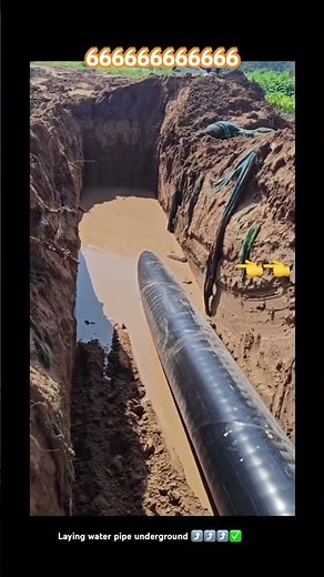 How to laying large pvc pipe underground quickly