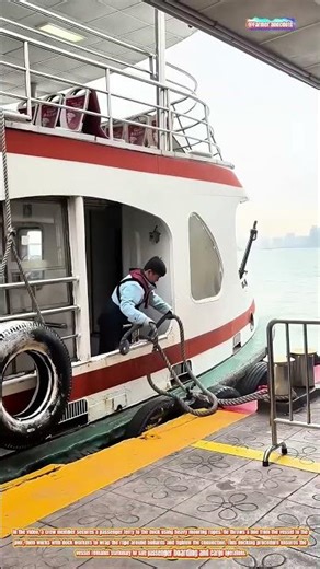 Ferry Boat Docking and Mooring Operation