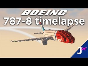 Minecraft | Boeing 787-8 Building Timelapse