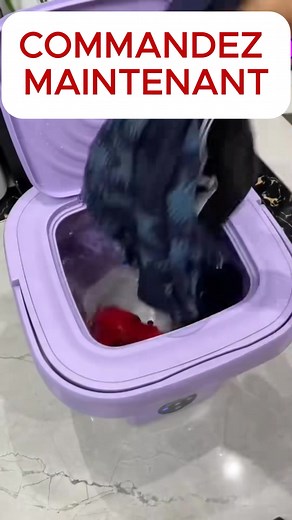 70 reactions · 3 comments |    Fini la lessive à la main et...