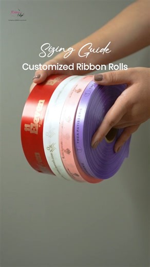 Ribbon Edge on Instagram: "Sizing Guide for Customised Ribbon Rolls At Ribbon Edge, we craft ribbons that speak your brand’s style! Available in different colours, sizes, and customised prints, our ribbon rolls are perfect to add that premium finishing touch to your packaging. Because every detail counts when it comes to making your brand unforgettable. Size Available:- 1.5 Inches, 1 Inches, 3/4 Inches, 1/2Inches . . . DM Us If You Want To Grab Customized Ribbon Rolls . . . #RibbonEdge #CustomRi