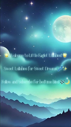 Hush little baby, don’t you cry. Little Eaglet Lullabies welcomes you! #babysleepmusic #lullaby