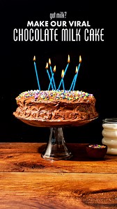 11K views · 18 reactions | The Chocolate Milk Cake as seen in our Real Is Back campaign is the ultimate birthday cake. 拏 Head to our website for the full recipe. | Got Milk? | Facebook