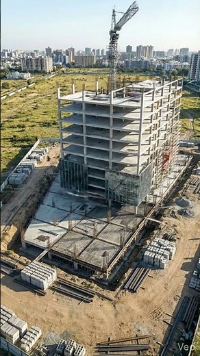 Corporate Office Tower Built from Scratch | Drone Time-Lapse Construction