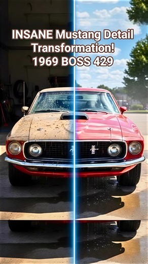 First Look & Cleaning Ford Mustang Boss 429 1969 🧽 Dusty Muscle Car Reveal