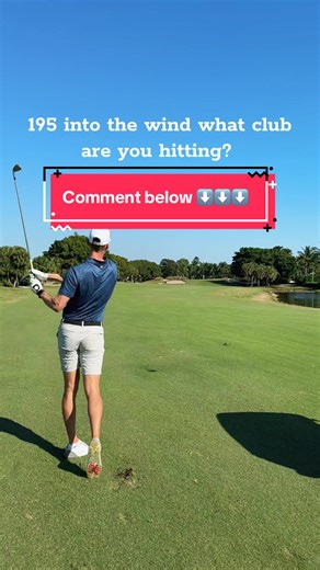 6 iron for me 🙌🏼 comment below what club you’re hitting ⬇️ #golftok #golfswing #floridagolf