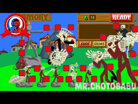 STICK FIGURE 9999 UNDEAD ARMY VS TOURNAMENT FINAL BOSS SUPER DEATHMACTH #stickwarlegacy
