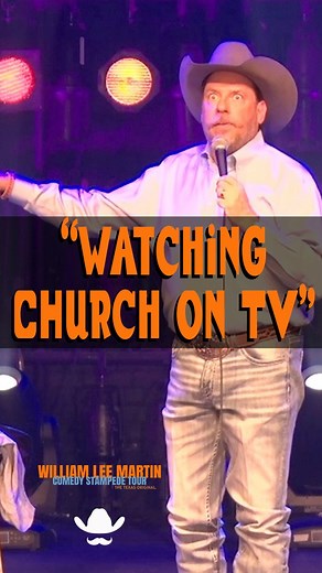 William Lee Martin talks about watching church on TV! #comedy #standup #williamleemartin | William Lee Martin