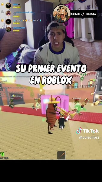 Su primer evento en Roblox #viraltiktok #robloxfyp #humor