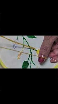 Boarder line embroidery || EASY HAND EMBROIDERY AND ART