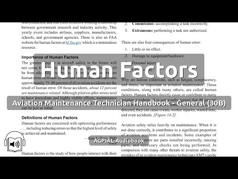 Chapter 14 Human Factors | AMTG | AGPIAL Audio/Video Book