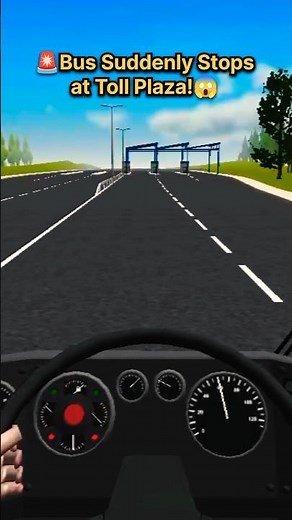 🚨Bus Suddenly Stops at Toll Plaza!😱 What Happens Next Will Shock You! #shorts #shortsfeed #busmaster