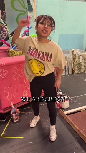 come see the beautiful set our crew has made for our production of spongebob the musical!! #spongebob #spongebobthemusical #theater