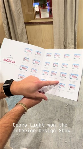 Impressive work #interordesign #coorslight #activation | coors light furniture 2025