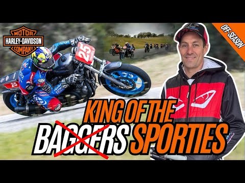 I’ve never done this before! Super bike pro races a Harley