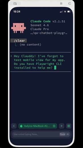 🎭 Writing a Playwright test… from an iPhone?