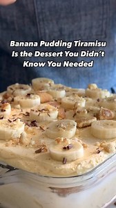 Allow us to introduce you to your new favorite crossover dessert: Banana Pudding Tiramisu 😍. Learn how to make it at the link in the comments and don’t forget to save and organize your favorite Food & Wine recipes in your MyRecipes recipe box. 🍌: Marianne Williams, 🎥: Chloe Gebacz | Food & Wine