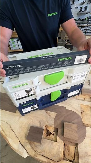 Very cool Festool levels that fits in the systainer handle 👍 #festool #woodworking #tools