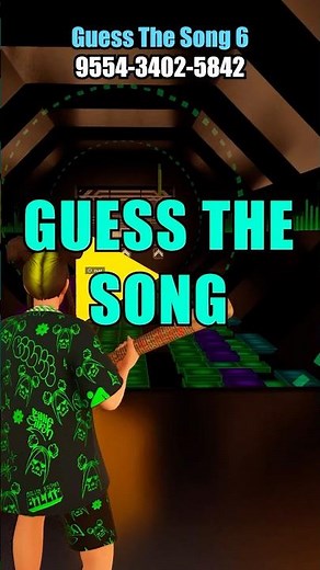 Guess The Song In Fortnite! #fortnite #fortnitemusicblocks #guessthesong