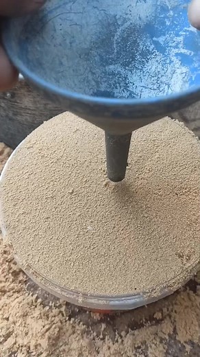 Creating Sand Molds with Water and Tools
