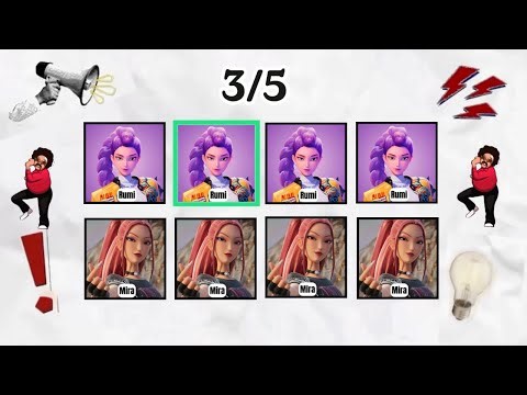 Say The Word On Beat Challenge | Level 1 - 5 | Kpop Demon Hunters Edition