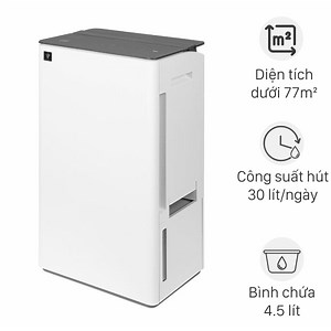 Máy lọc không khí và hút ẩm Sharp DW-T30FV-W