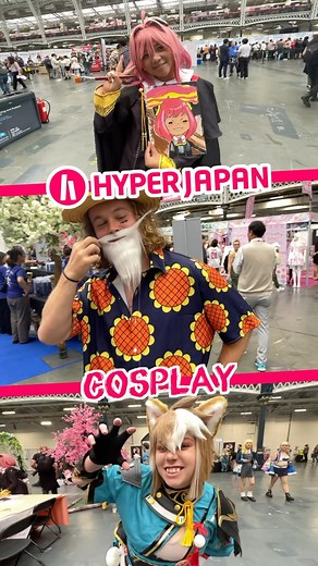 1.8K views · 21 reactions | Some of the amazing cosplays at HYPER JAPAN 2023! We cannot wait to see what cosplays you’ll will be wearing this year 朗 Click the link in bio to get tickets for 2024! #hyperjapan  Credit: @nerd_od Cosplays: @harukomisaki.cosplay, Charlie and @cosqueenie | HYPER JAPAN | Facebook