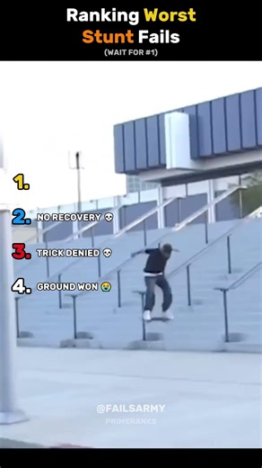 Ranking Worst Stunt Fails 😭