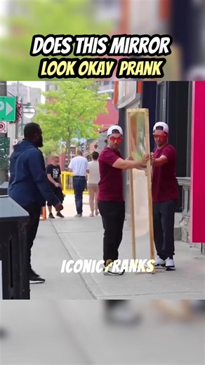 Does this mirror look okay prank? 😂🤯 | part 1 #pranks #funny #funnyvideos #prank #prank #jokes #jokes #comedy #laughing #fyp #gonewrong #pranksgonewrong #pranksgonewild #prankwars #prankster