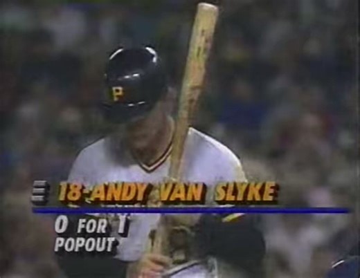 Smart players take advantage of what the defense gives them. But that doesn’t mean that the pitcher has to like it, as we see in this sequence with #Pittsburgh #Pirates 🏴‍☠️ Andy Van Slyke & Bobby Bonilla vs #Dodgers  Tim Belcher. 😬 #LetsGoBucs