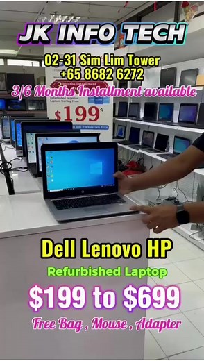 Looking for affordable laptops in Singapore? Visit JK Infotech at...