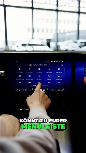 Customize and configure the menu bar in the MBUX display yourself! 🤩 #mercedes #tipsandtricks