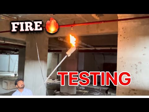 Fire Sprinkler Test #construction #building 