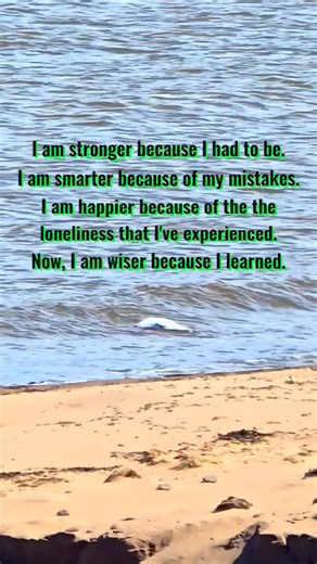 I am wiser because I learned. #quotes #beach #viral #selflove #selfcare | Quotes and Notes