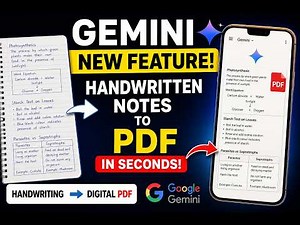 No Typing Needed! ✍️❌ AI Converts Handwritten Notes to PDF 📄⚡#NoTyping