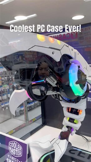 At the famous Electronics store in Tokyo we came across this sweet PC case.