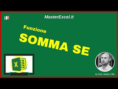 MasterExcel.it - Tutorial: Funzione Somma Se Excel - Come usare la formula SOMMA.SE di Excel