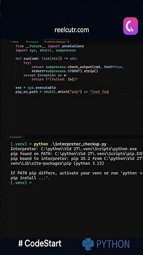Are you using the right interpreter