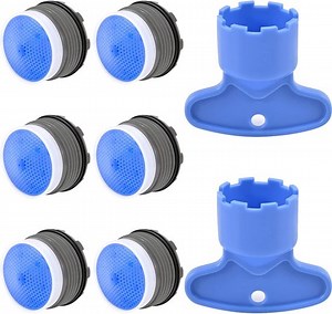 Waterbesparende Perlator M18 - Kraanzeefje voor kraan - 6 stuks | bol