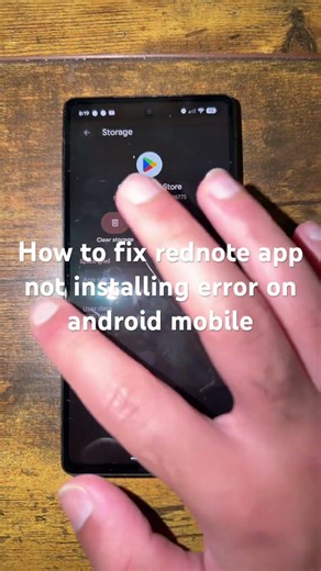 How to fix rednote app not installing error on android mobile