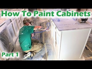 How to Spray Paint Cabinets (Part 1)