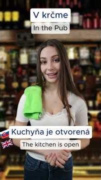Basic Slovak Conversation In the Pub? 🗣️🍺🥂