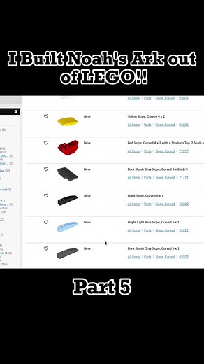 I Built Noah's Ark out of LEGO!!