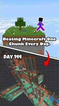 Day 144. My first ominous trial chamber! #minecraft #trialchambers #onechunk