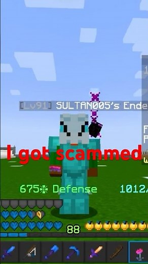 I got scammed in Fakepixel #minecraft #hypixel #gaming #viral