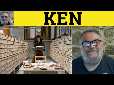 🔵 Ken Meaning - Ken Examples - Ken Defined - Scottish Vocabulary Ken