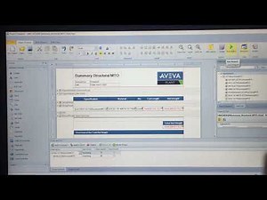 E3D Structural MTO | Steel MTO