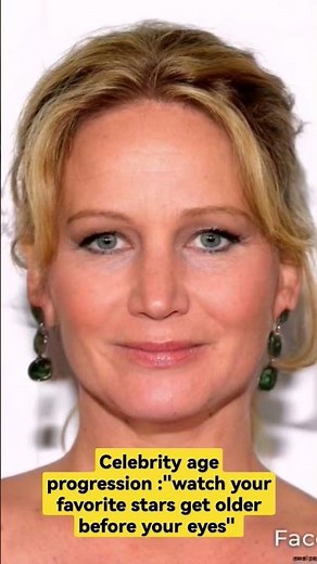 Celebrity age progression :watch your favorite stars get older before your eyes