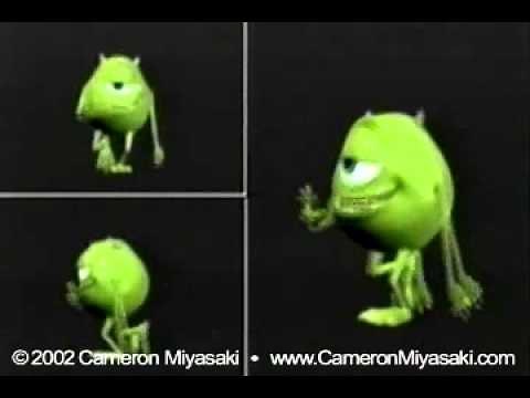 Mike Walk Cycle (Cameron Miyasaki Pixar tests)